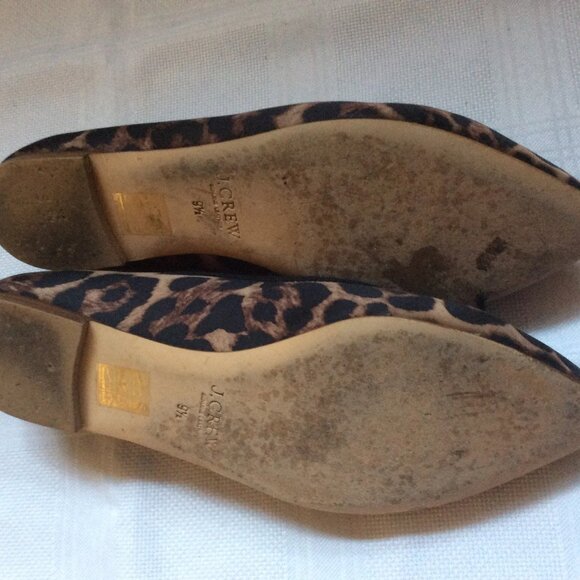 J. Crew leopard ballet flats, size 9.5 - Picture 3 of 3